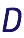 D