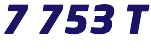 7 753 T